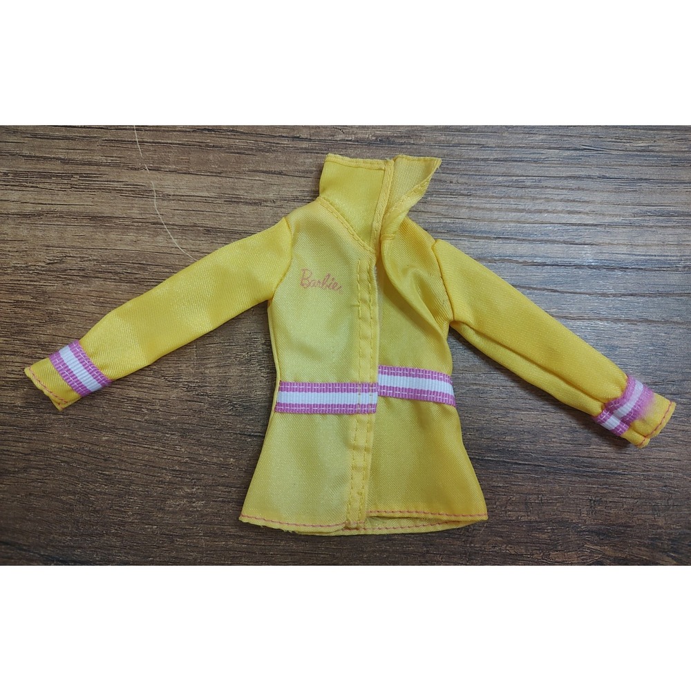 Barbie  Doll Yellow Career Firefighter Jacket  Replacement READ Z33